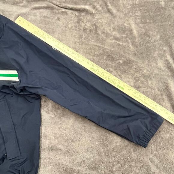 Vintage 90s Nautica Mens XXL Sailing Windbreaker Raincoat NS-83 Hooded Blue - Picture 11 of 16